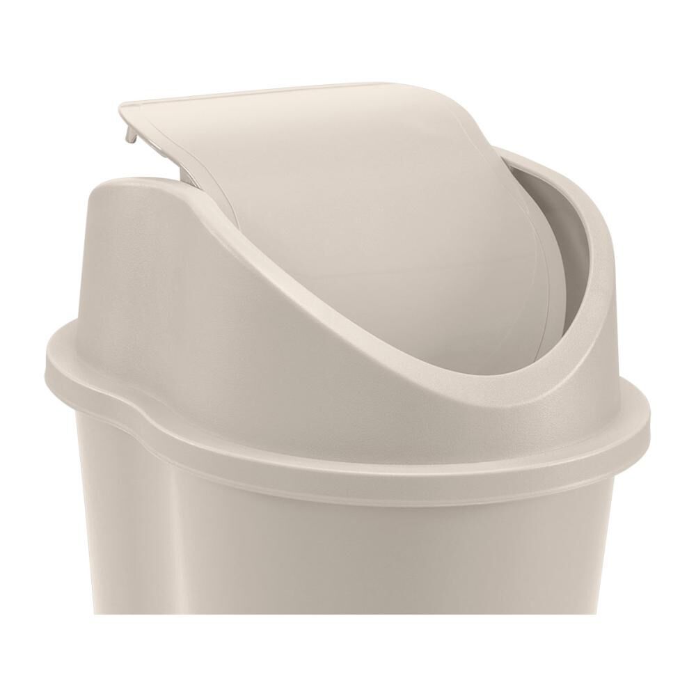 Basurero Vaiven 10l Blanco Rimax image number 2.0