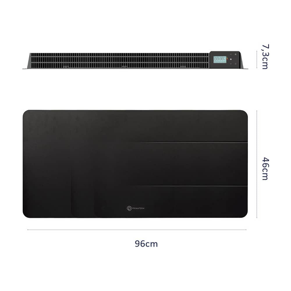 Estufa Radiador Calefactor &Oacute;nix Cer&aacute;mico Wifi Antracita 2000w Primaterm image number 2.0