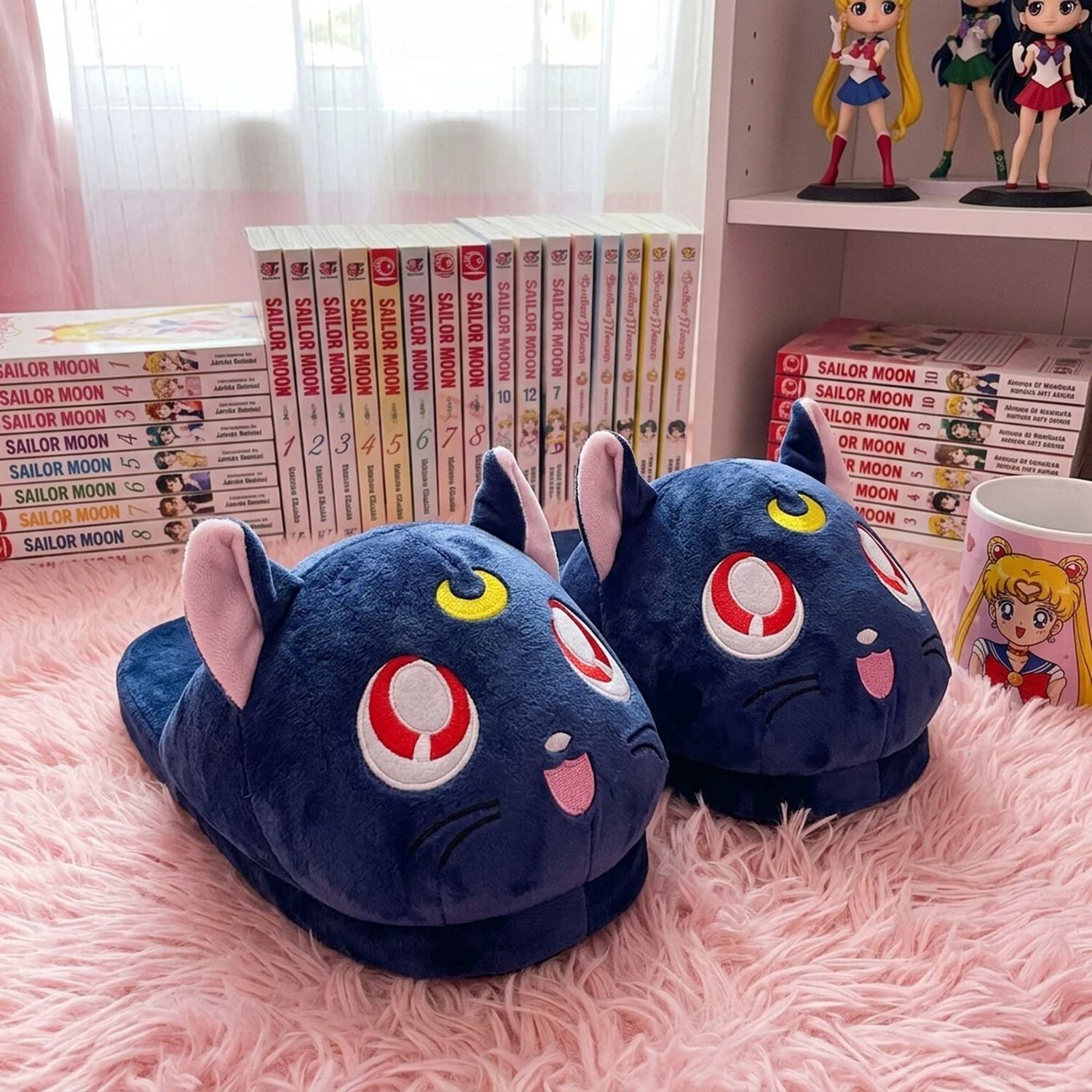 Pantuflas Sailor Moon O Gatita Luna Kawaii image number 0.0