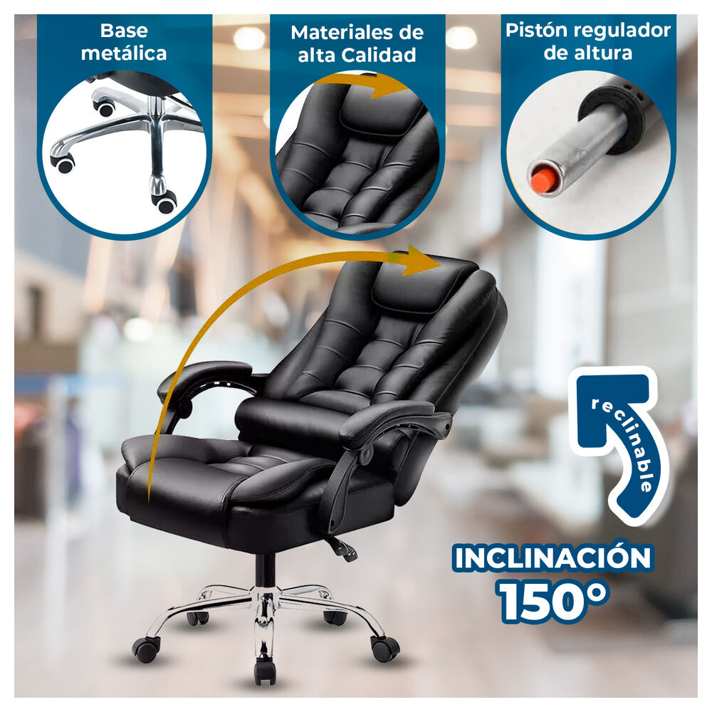 Silla Ejecutiva De Oficina Con Dise&ntilde;o Y Confort Premium image number 1.0