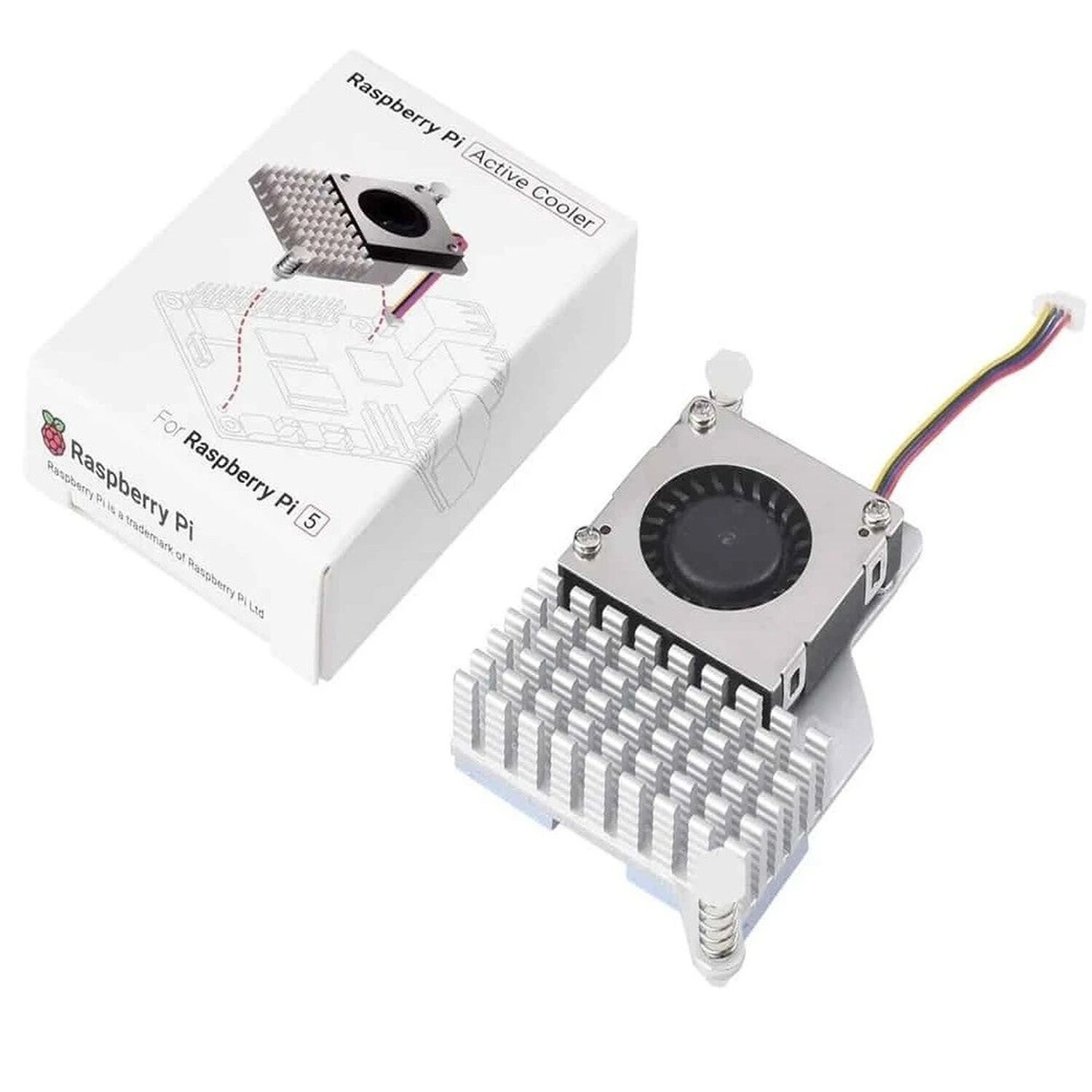 Ventilador Oficial Para Raspberry Pi 5 Con Disipador image number 0.0