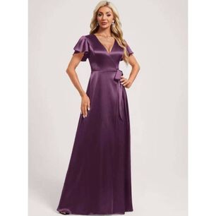 Vestido Maxi Largo Satin - Yocelyn