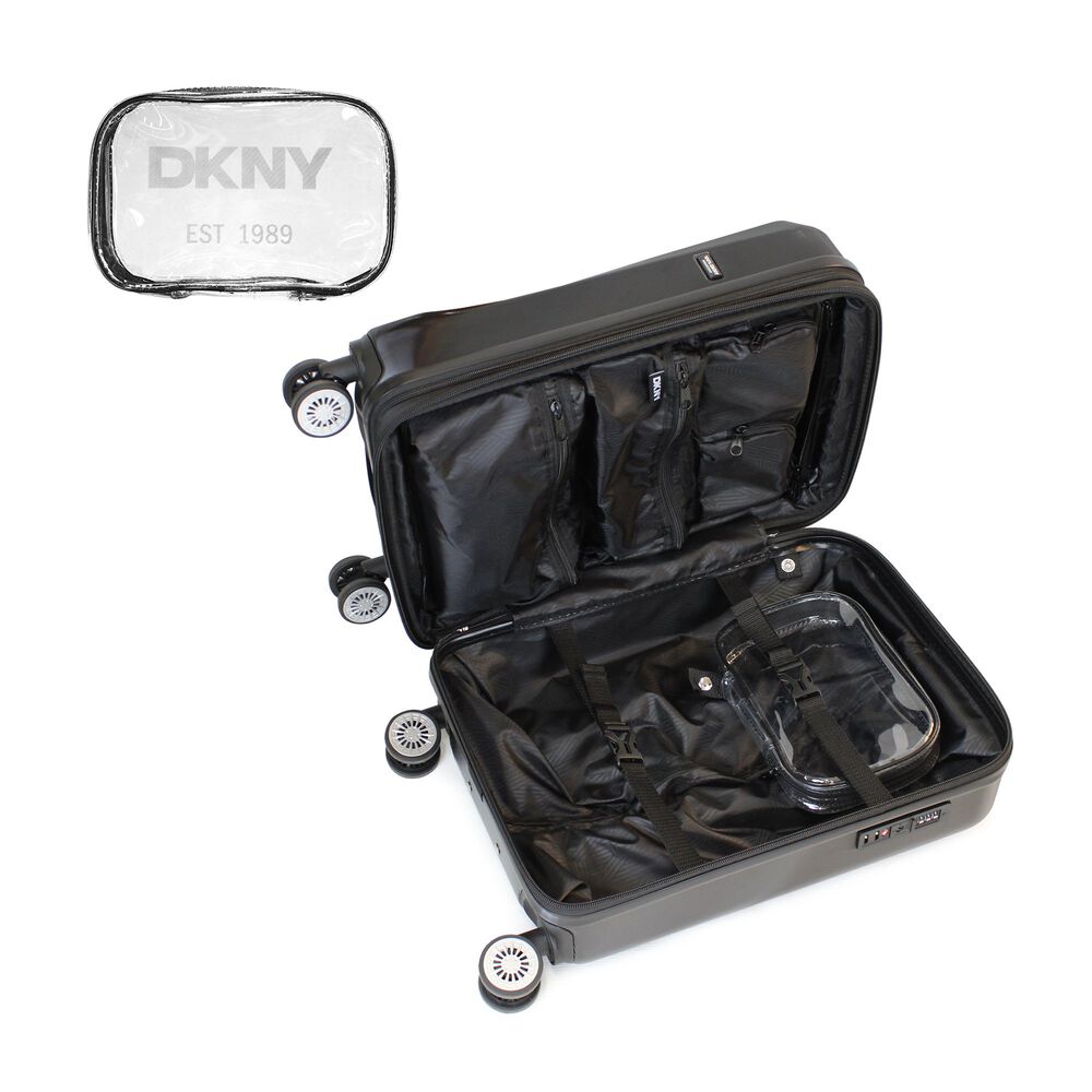 Pack 2 Maletas Donna Karan Divina S 10kg + L 23kg Negra Dkny image number 3.0