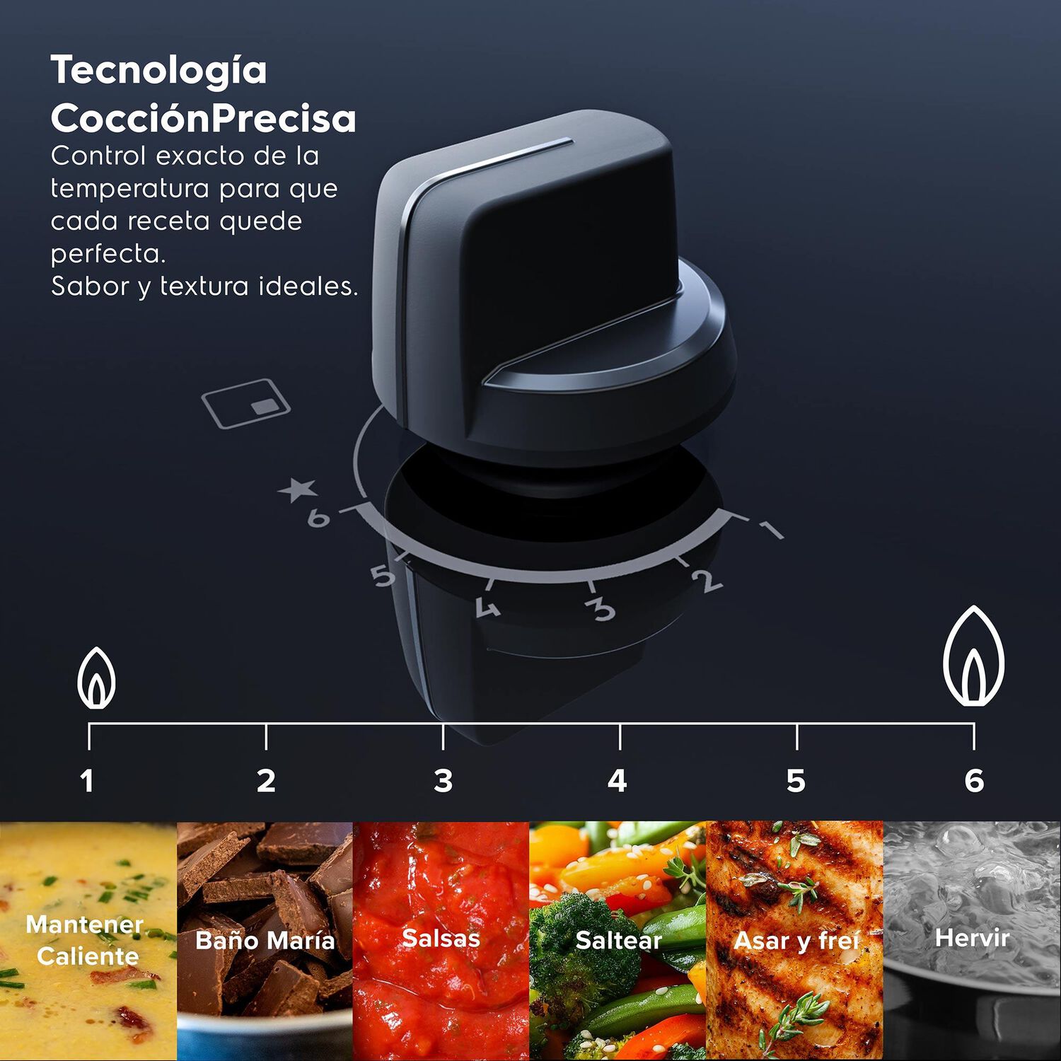 Encimera A Gas 4 Platos Experience Triple Llama Ke4gc image number 8.0