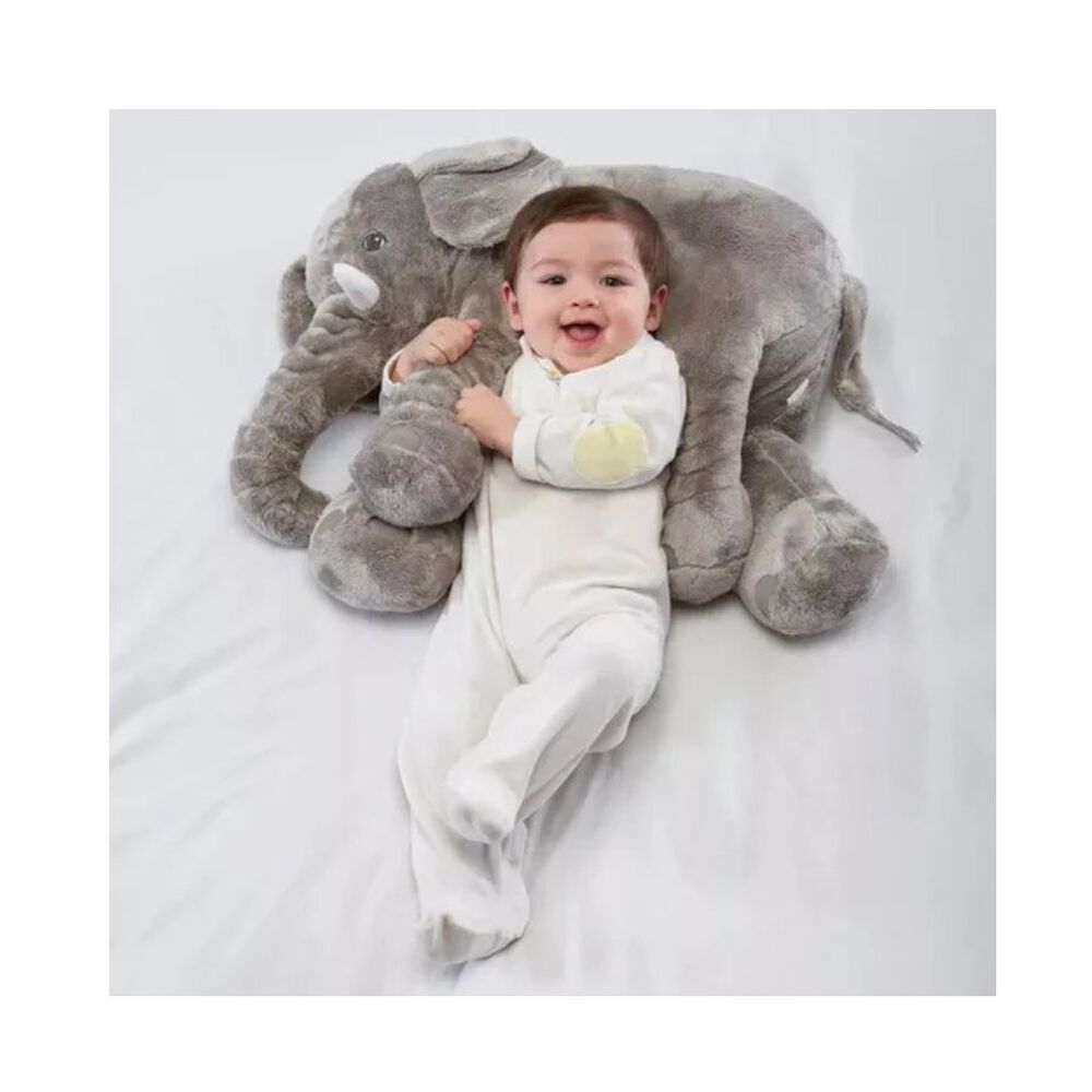 Almohada De Peluche En Diseño De Elefante Para Bebés image number 1.0