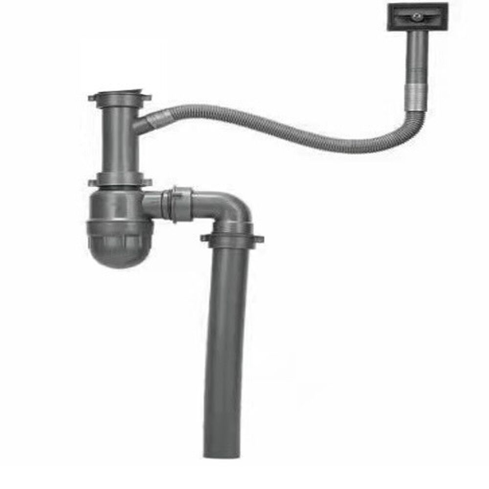 Lavaplatos Sobreponer 800x500 Derecho Con Desagüe Y Sifón image number 1.0