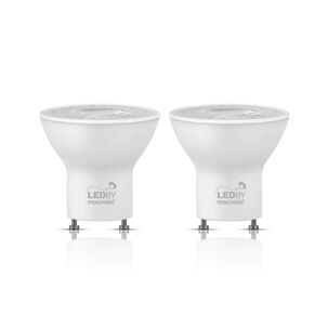 Ampolletas Led Gu10 Luz Fría 6500k 5w Kit 2un - Macrotel