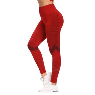 Calzas Mallas Tiro Alto Sukha Rojo