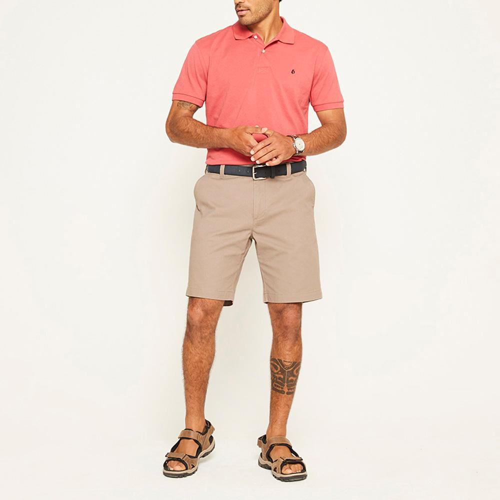 Bermuda B&aacute;sico Regular Tiro Medio Straight Hombre Herald image number 1.0