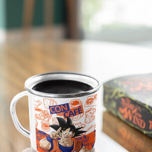 Taza Enlozada Lechera Goku Con Y Sin Cafe Dragon Ball