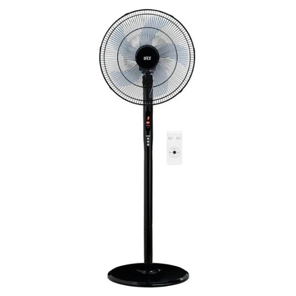 Ventilador De Pie 16 Pulgadas Irt 3 Velocidades Timmer Color De La Estructura Negro Incluye Control image number 0.0