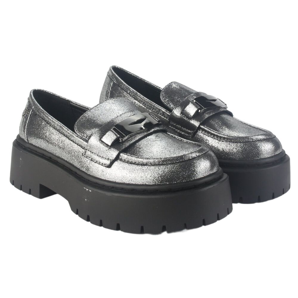 Mocasin Chalada Mujer Lewis-1 Plateado Casual image number 4.0