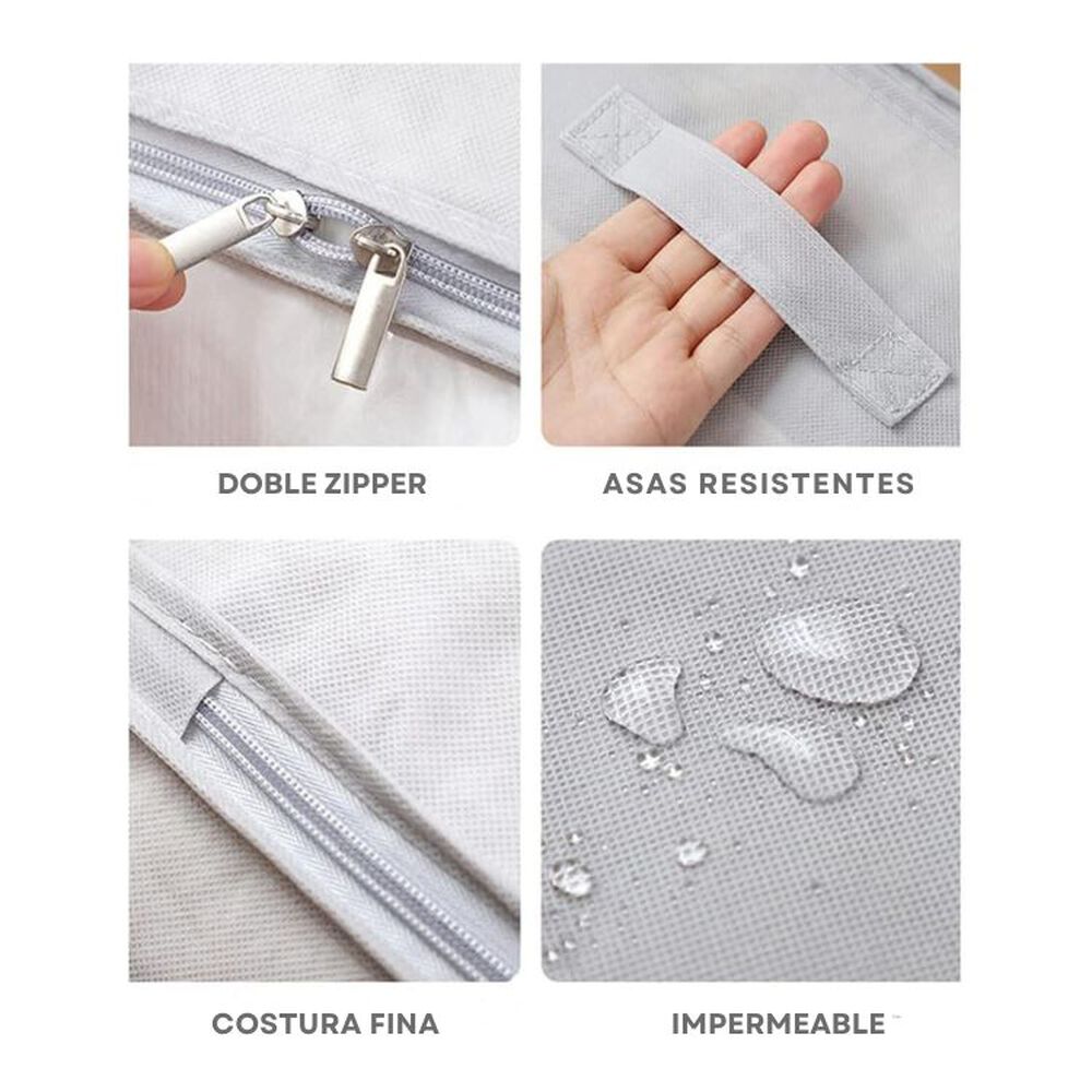 Set 3 Bolsas De Mano Equipaje Ropa Resistente image number 3.0