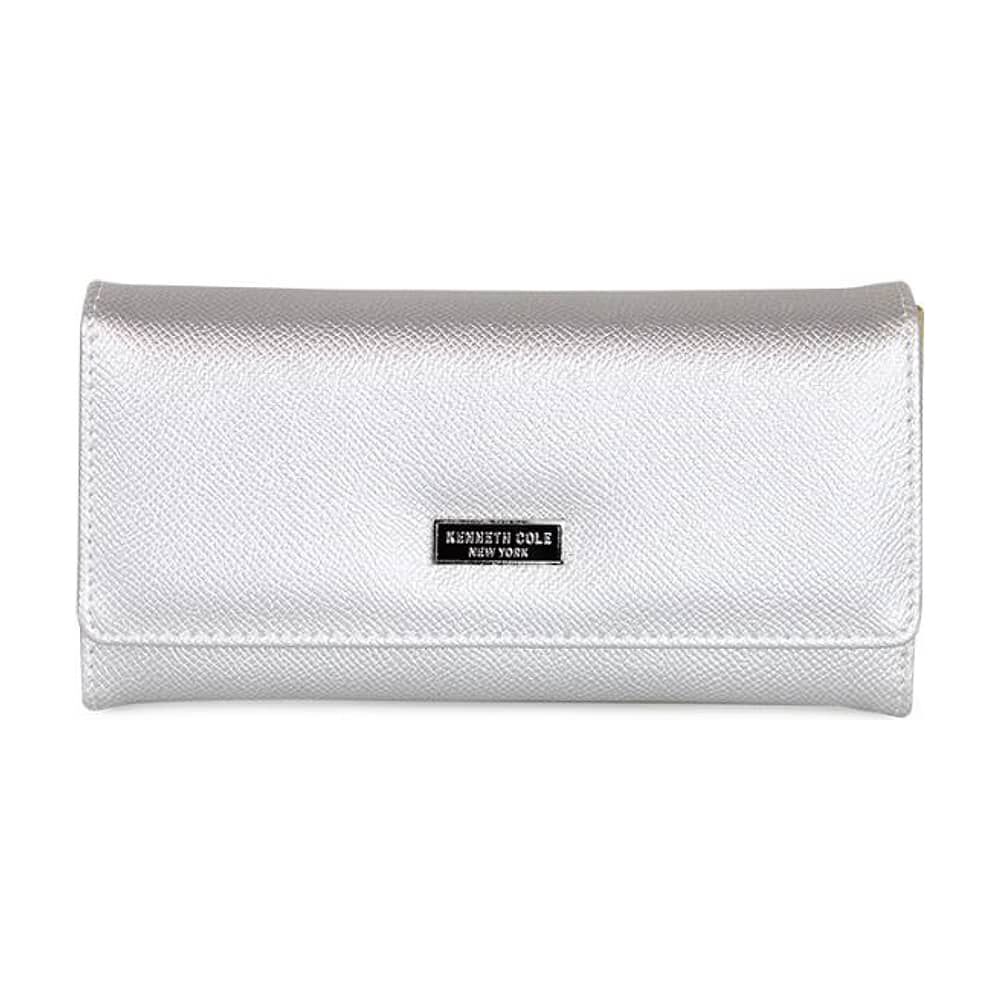 Billetera Mujer Flap-bessie Gris Kenneth Cole image number 0.0