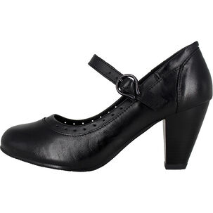 Zapato De Cuero Cueca Chilota Negro Alquimia