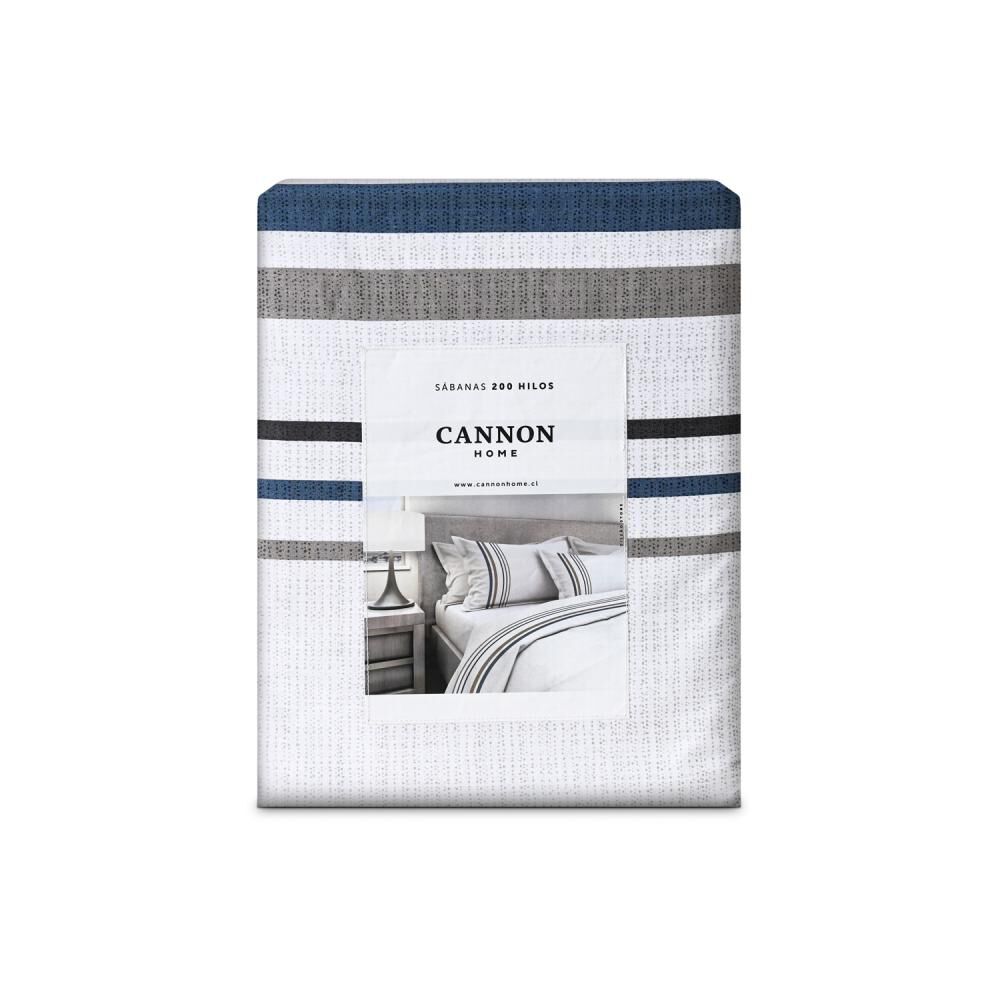 Juego De Sábanas Cannon Stone / 2 Plazas / 200 Hilos image number 3.0