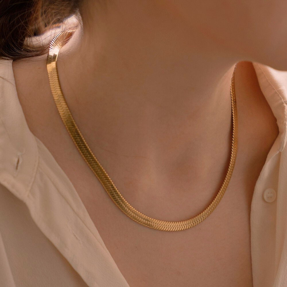 Elegante Conjunto Joyas Mujer Cadena Coyar Jfcp01 image number 3.0