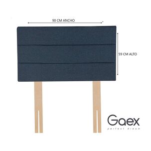 Cama Europea 1 Plaza 190 Respaldo Atacama