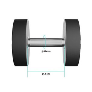 Mancuerna Redonda Pu 47.5 Kg