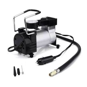 Compresor Aire Metalico Vehiculo 12v Auto Moto Alta Potencia