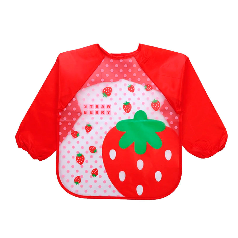 Pechera Babero Impermeable Bebe Niño Ajustable Con Mangas image number 0.0