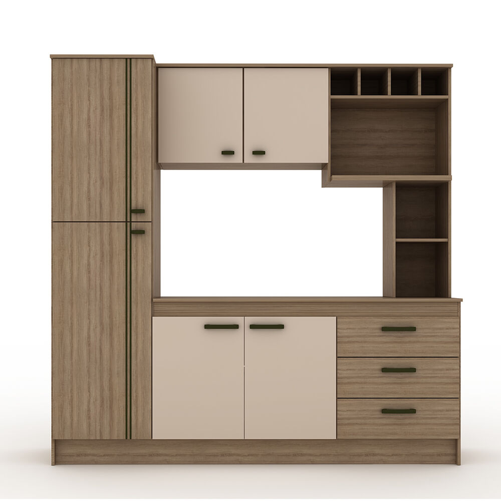 Mueble De Cocina Casaideal New Lorena / 6 Puertas / 3 Cajones image number 0.0