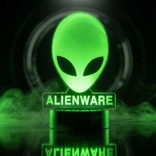 Lampara 3d De Alienware Multicolor
