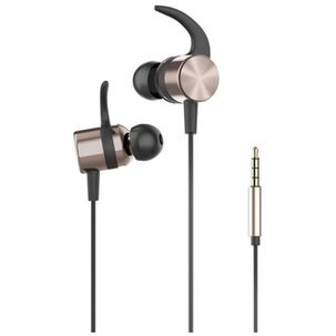 Audifonos Alambricos Inear Jack 3.5mm Gold Dhh-3114