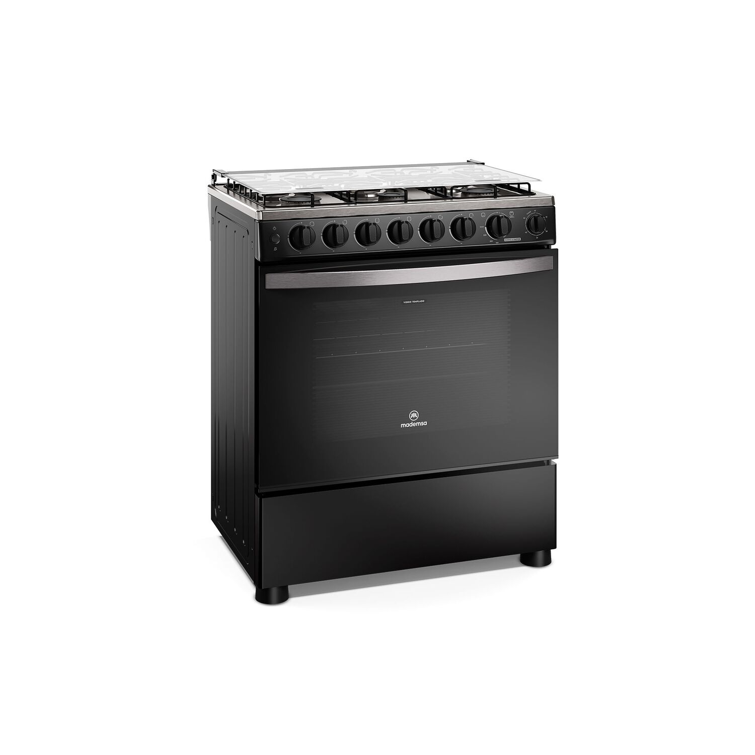 Cocina A Gas 6 Platos Horno Vapor Y Parrilla Pletina Fm6spc Negra image number 5.0