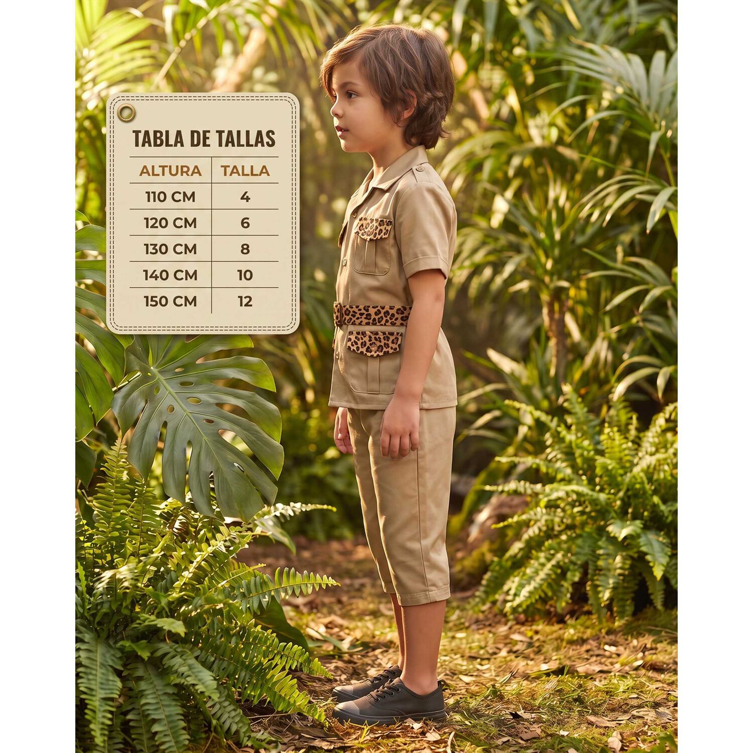 Disfraz Infantil Explorador Jungla Biologo image number 2.0