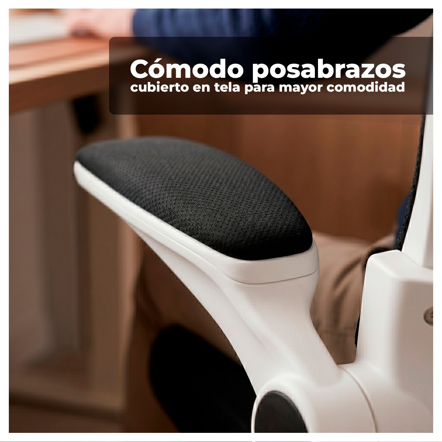 Silla Ergon&oacute;mica Oficina Reclinable Apoyacabeza image number 7.0