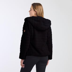 Chaqueta Fashion Regular Cuello Alto Con Capucha Mujer Kimera