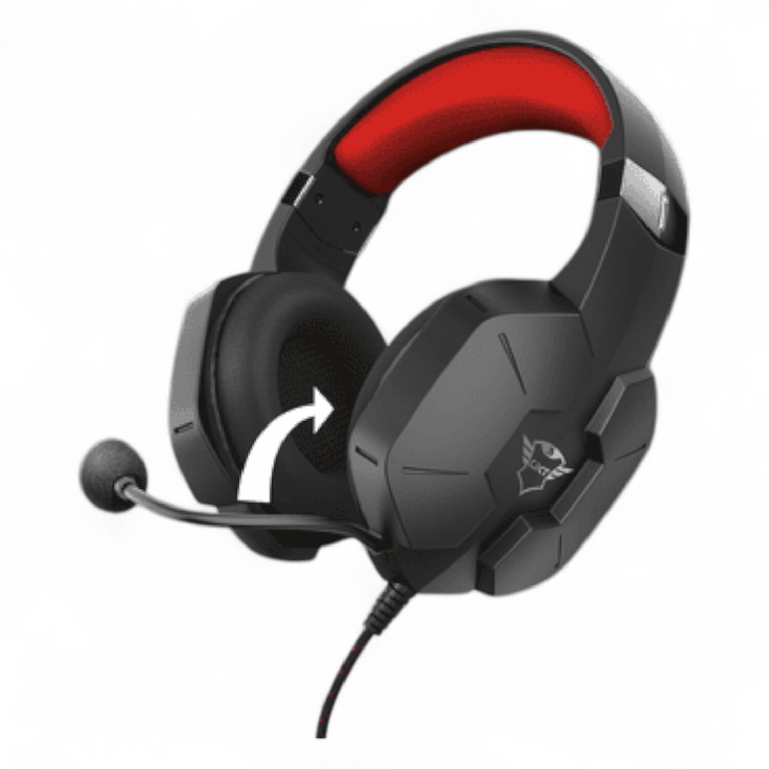 Audifonos Trust Gaming Carus Gxt322 Black Multiplataformas image number 8.0