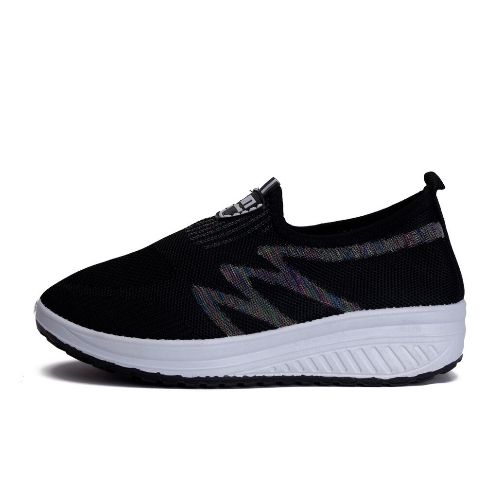 Zapatilla Mujer Negro Polette Apóstol image number 1.0
