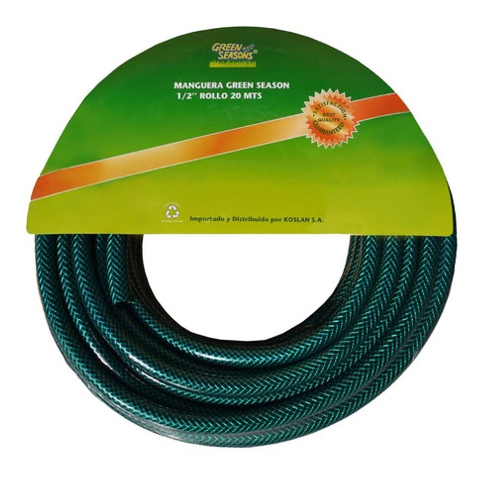 Manguera Jard&iacute;n 1/2 20mts + Pistola 6 Posici&oacute;n Green Season image number 3.0