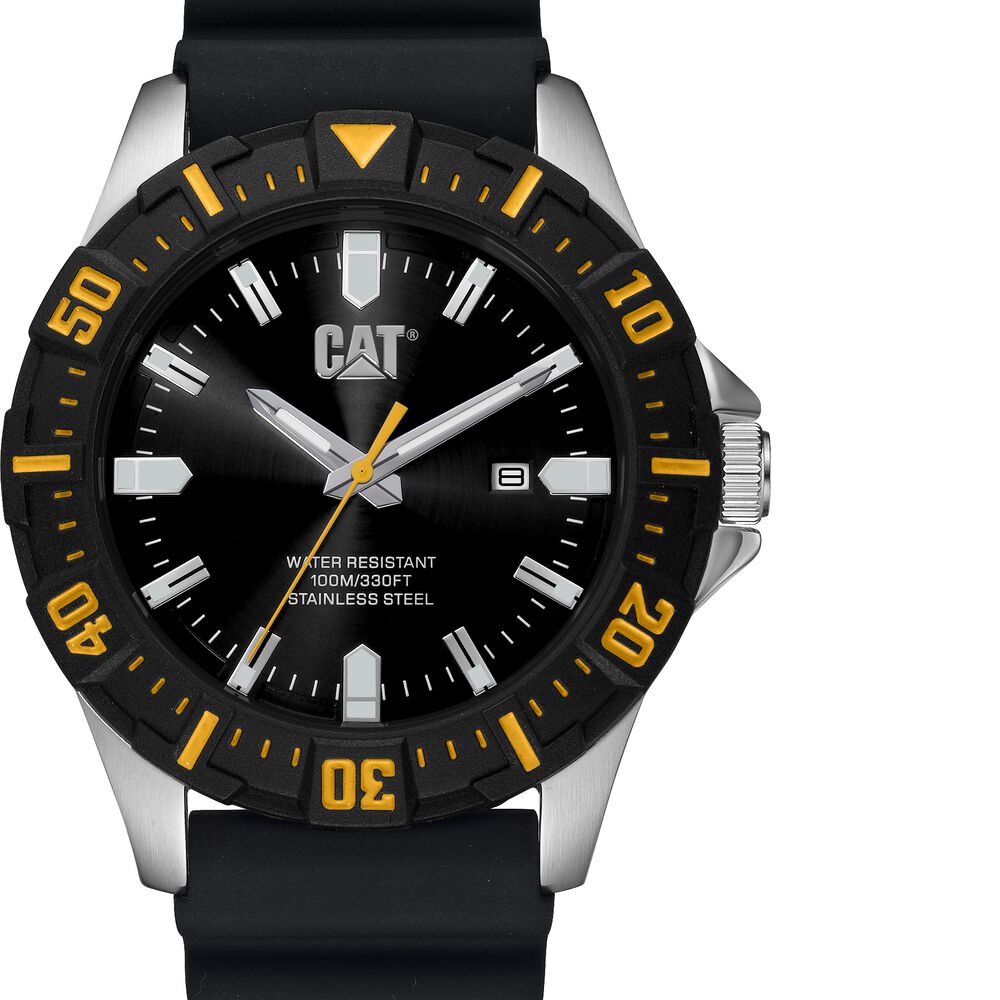 Correa Pulsera Cat Hombre Pz-21 Negro image number 2.0