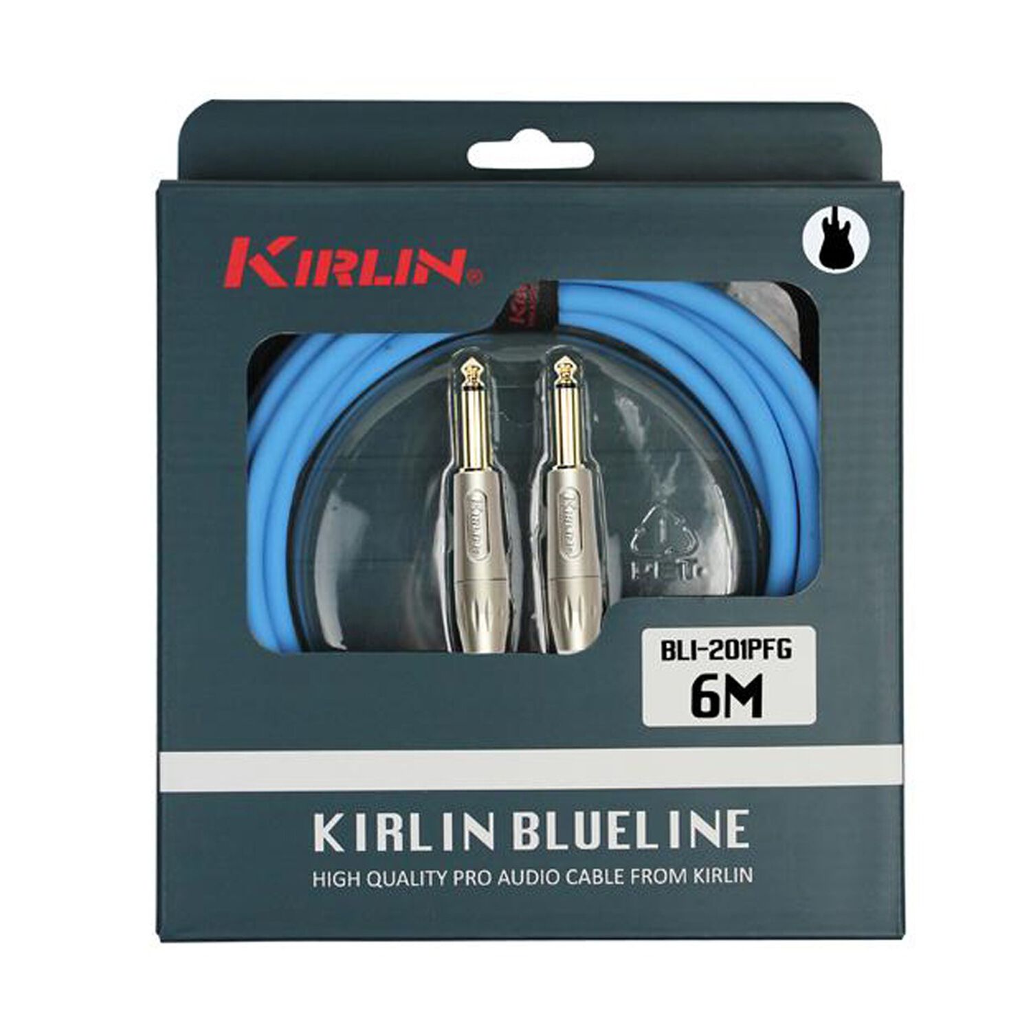 Cable Instrumento Plug-plug Blueline Bli-201pfg 6 Mts Kirlin image number 1.0