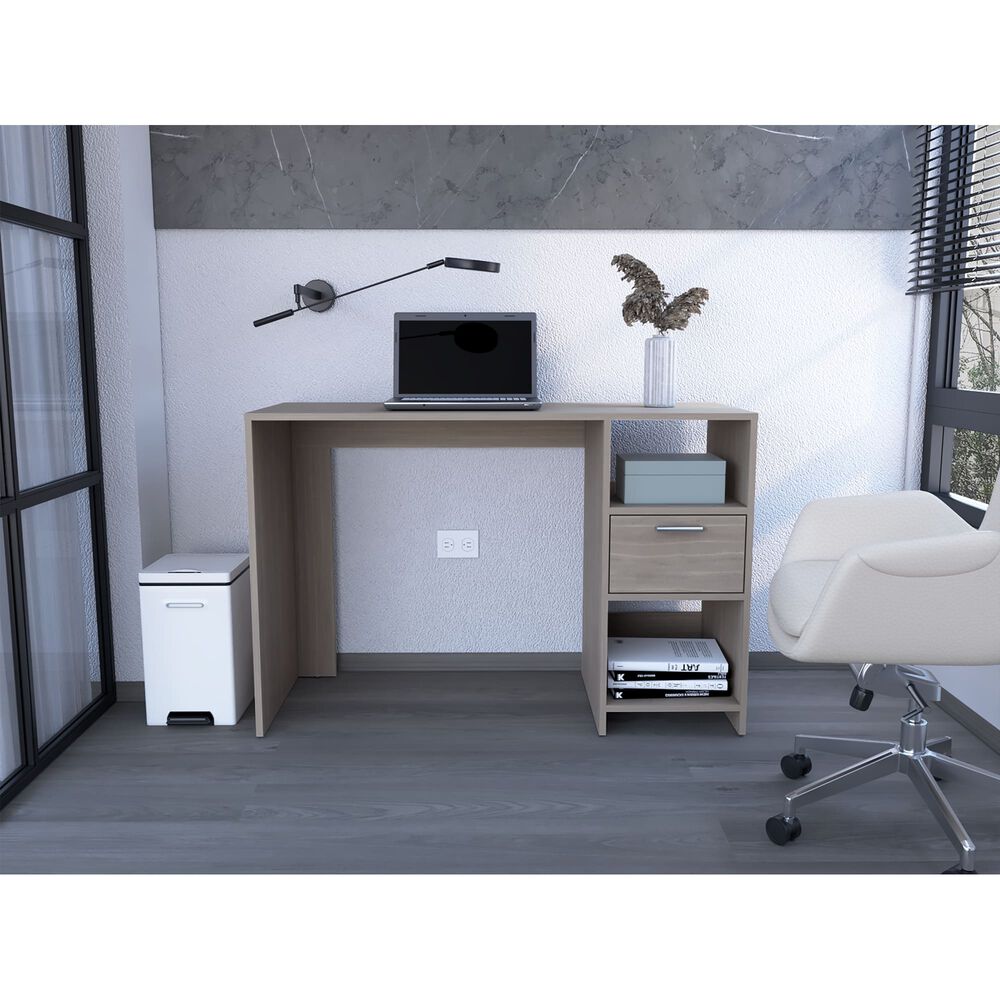 Escritorio Fm Con 1 Cajon 73x110x43,3 Cm Beige image number 4.0