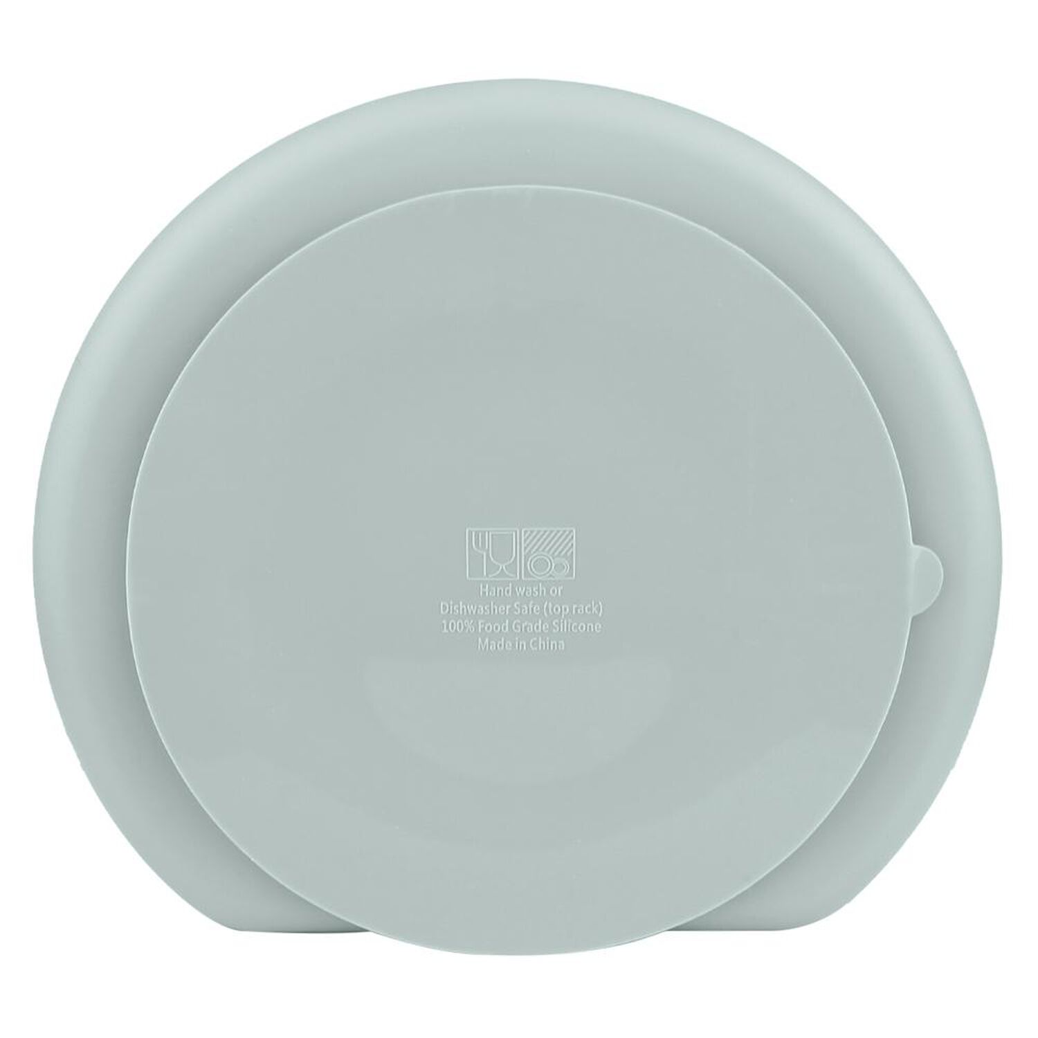 Plato Con Divisiones Azul Infanti image number 2.0