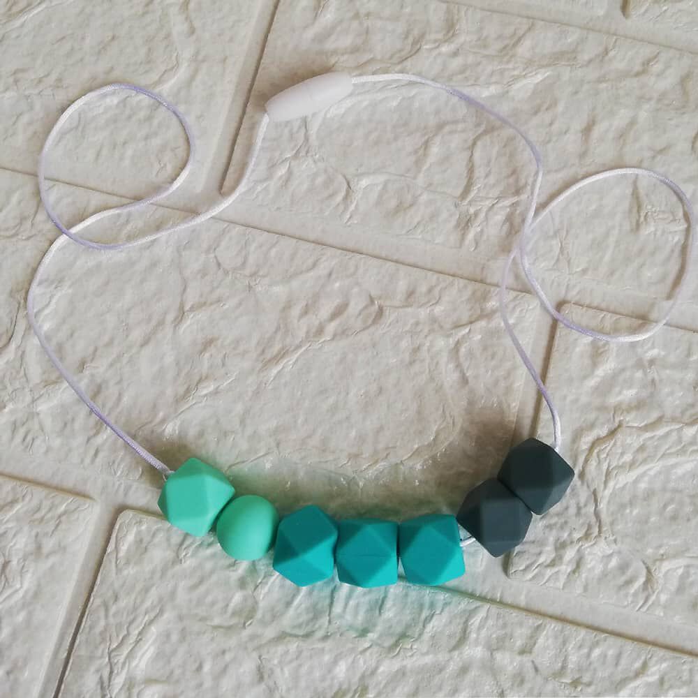 Collar De Lactancia Silicona Bebe Dentici&oacute;n Estimulacion image number 3.0