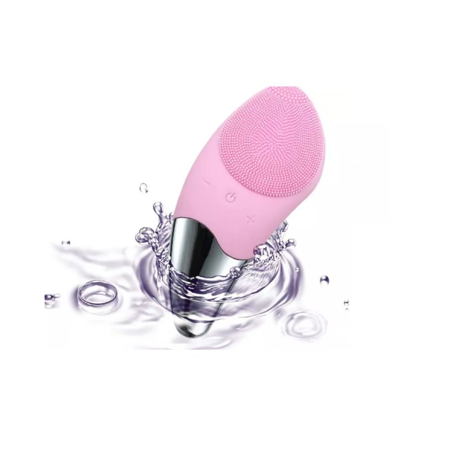 Sonic Facial Brush Rosa 13cm Cuidado Piel Belleza Limpieza image number 1.0