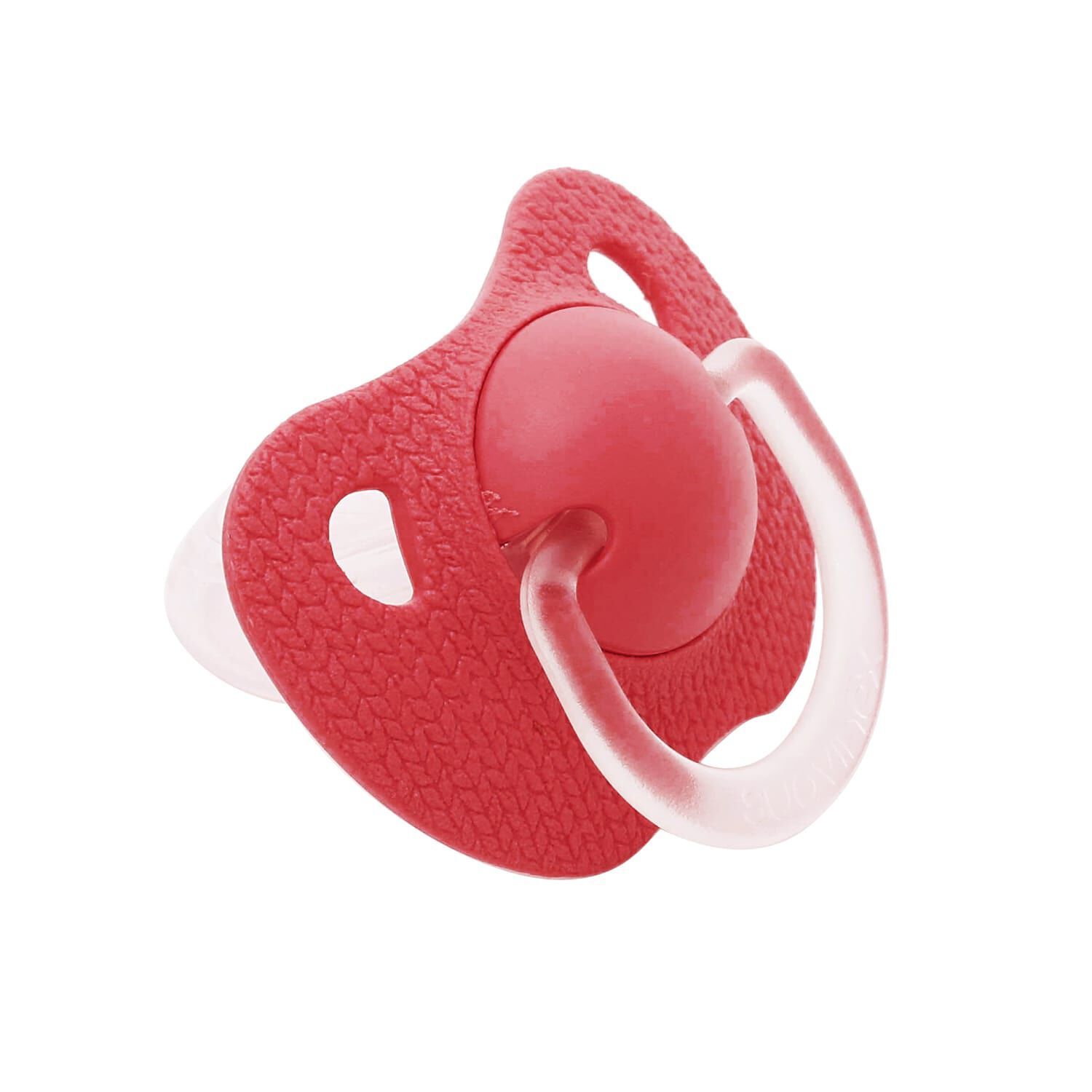 Chupete Evolution Rojo Tetina Anat&oacute;mica De Silicona +6m image number 1.0
