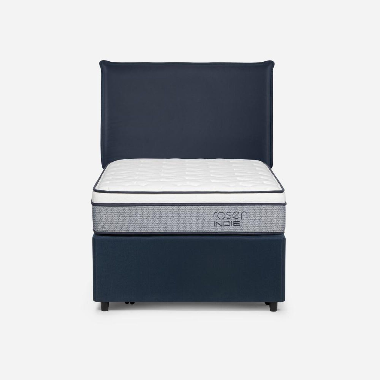 Cama Nido Rosen Indie / 1.5 Plazas / Base Normal + Respaldo Maurice image number 1.0