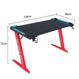 Escritorio Gamer Profesional 120x60x72cm Mesa Con Luces Rgb Escritorio Gamer Profesional 120x60x72cm Mesa Con Luces Rgb