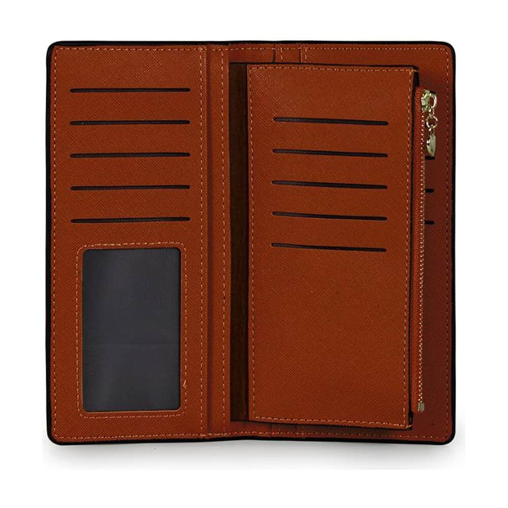 2 Billeteras De Mujer Vesta Negra Y Caf&eacute; Carven image number 6.0