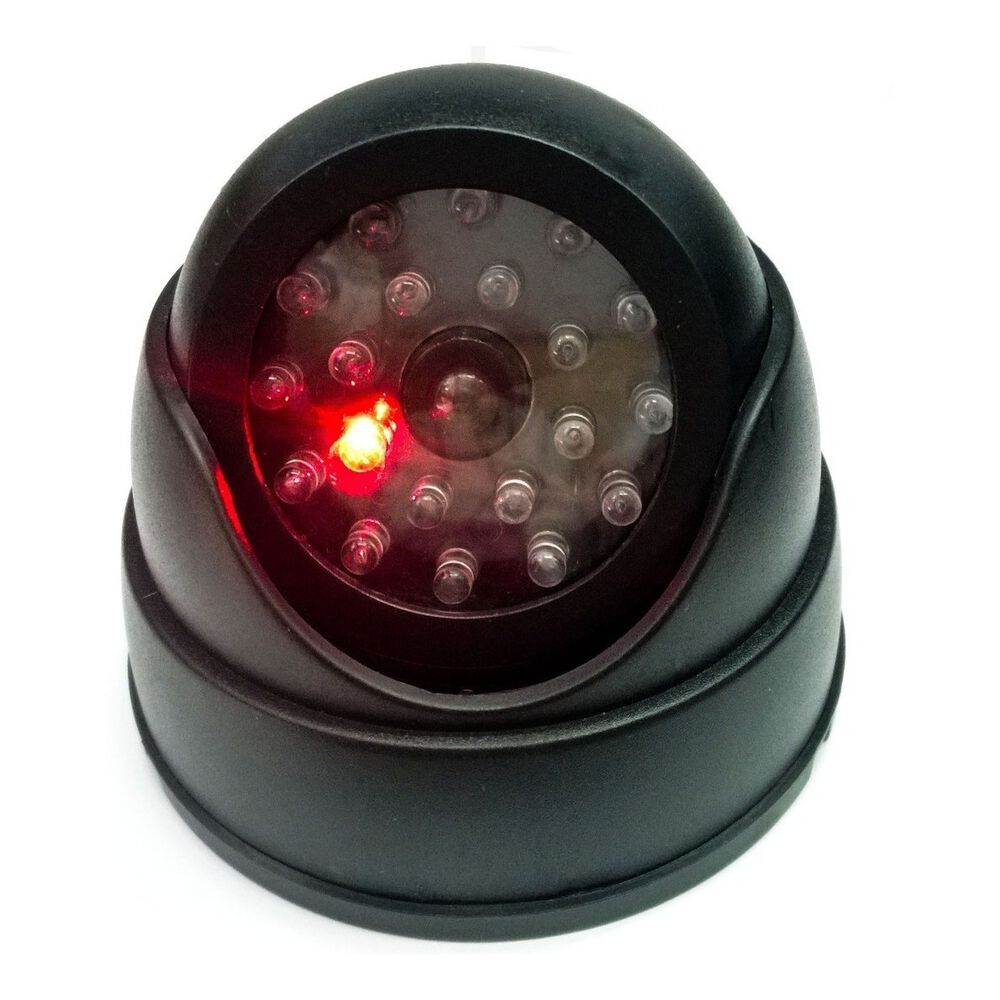 Pack 4 Cámara Vigilancia Falsa Domo Led Intermitente Fácil image number 2.0
