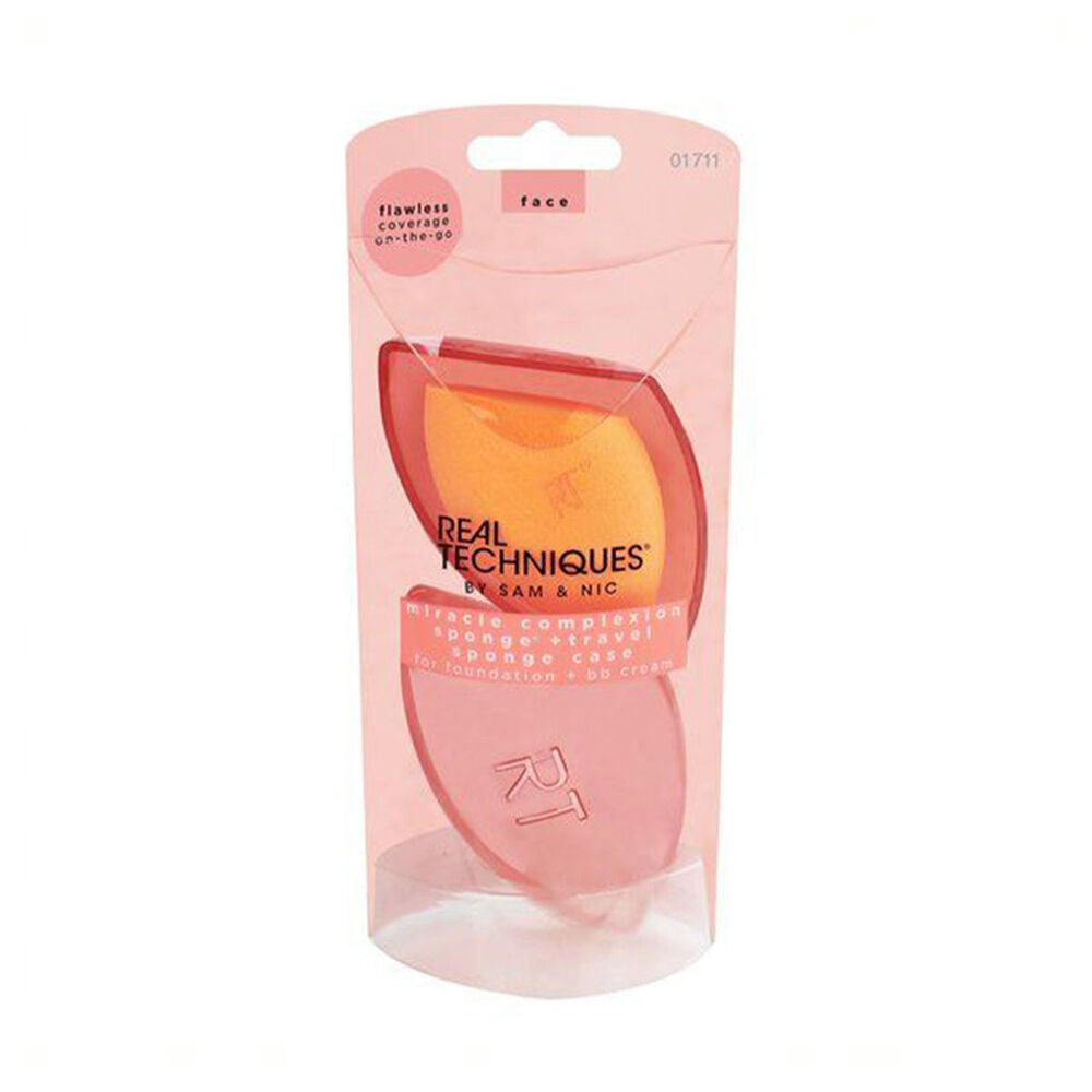 Esponja De Maquillaje Miracle + Estuche Protector Real Techniques image number 1.0