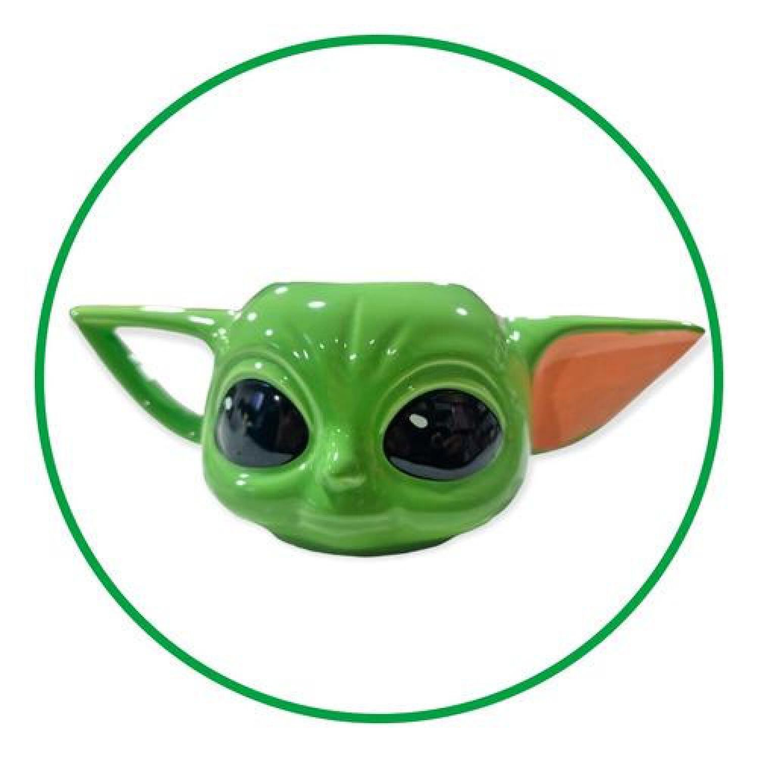 Taz&oacute;n Taza Ceramica 3d Baby Yoda Mandalorian image number 2.0
