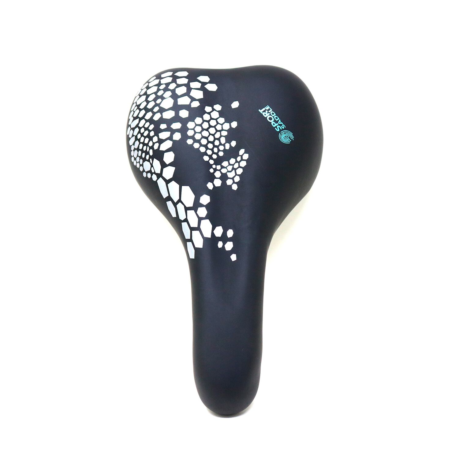 Asiento Radical Mountain Mtb N744 Hex&aacute;gonos Negro Plata image number 1.0