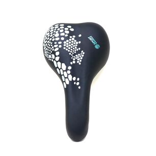 Asiento Radical Mountain Mtb N744 Hex&aacute;gonos Negro Plata